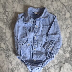 Janie and Jack 6-12m Button-Up Bodysuit